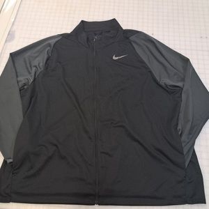 Nike 4xl black/grey zip up jacket